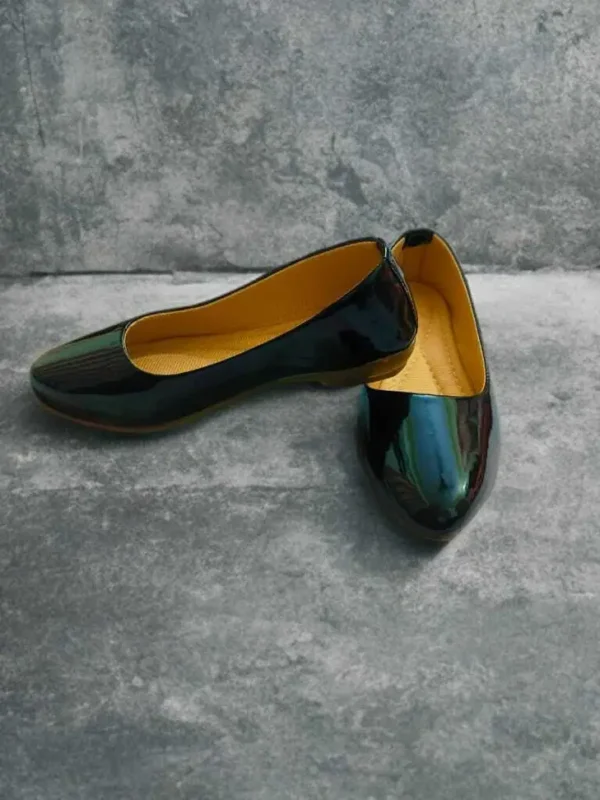 Everyday Black Bellies – Comfortable Flats for Work & Casual Wear Bellies For Women (Black)
