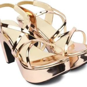 Women Gold Heels