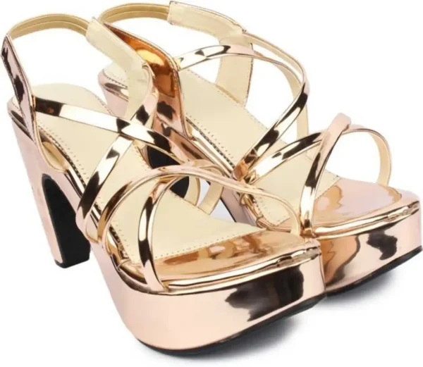 Women Gold Heels