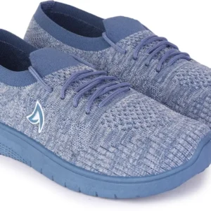 Breathable Lightweight Casual Shoes Slip On Sneakers For Women (Blue)