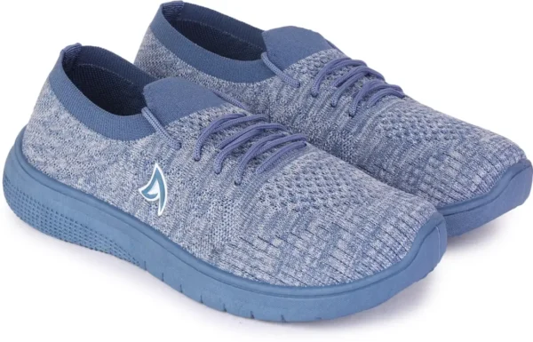 Breathable Lightweight Casual Shoes Slip On Sneakers For Women (Blue)