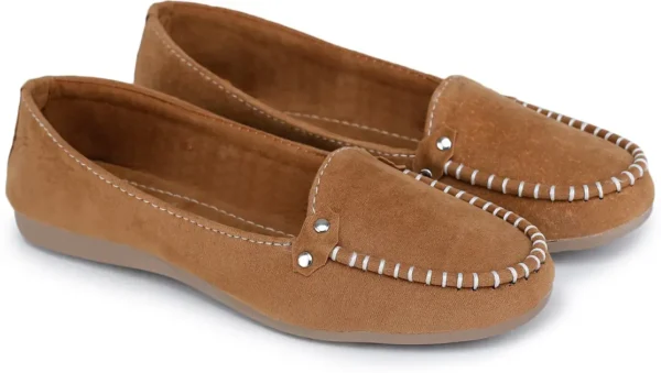 Loafers For Women (Tan)
