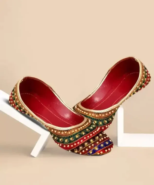 Stylish & Comfortable Handmade || Handcraft Soft Punjabi Bellies For Women (Multicolor)