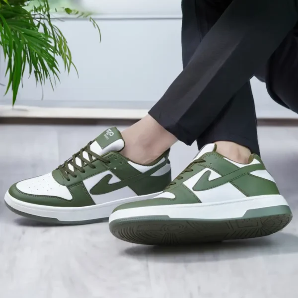 ROASTER Light weight classy sneakers shoes for men Sneakers For Men (White , 9) - Image 2