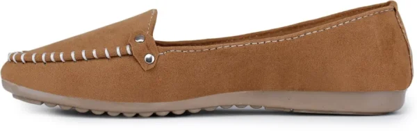 Loafers For Women (Tan) - Image 2